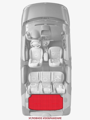 ЭВА коврики «Queen Lux» багажник для Nissan 300ZX (Z31)